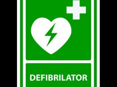 Semn pentru defibrilator